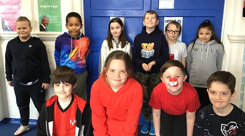 Sacriston Academy Red Nose Day 2021