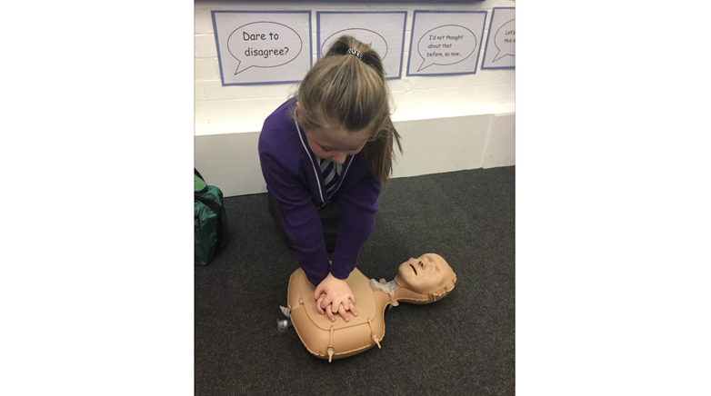 CPR training 