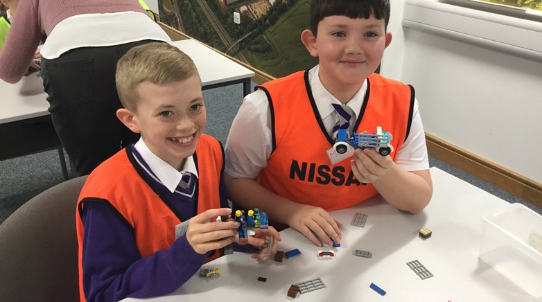 Pupils complete a shift at Nissan! 