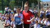 Olympian inspires pupils