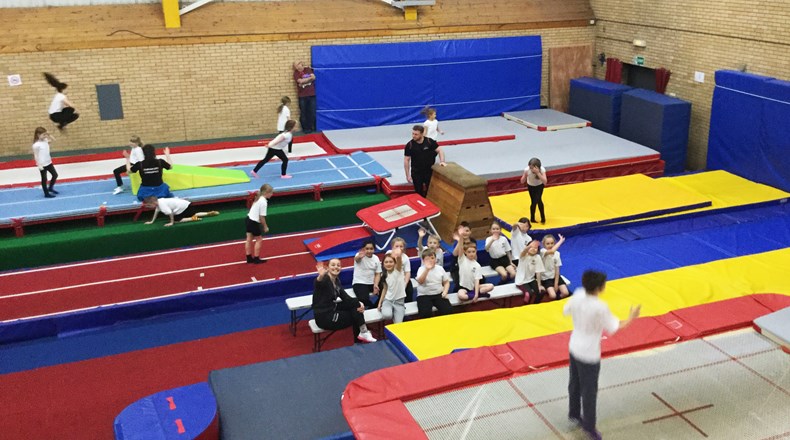 Gymnasts in the making!