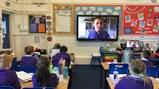 Pupils virtually meet children’s author 
