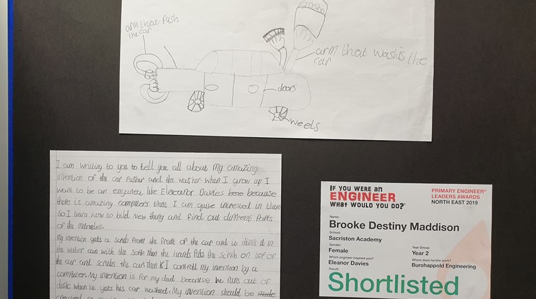 Sacriston primary engineering awards