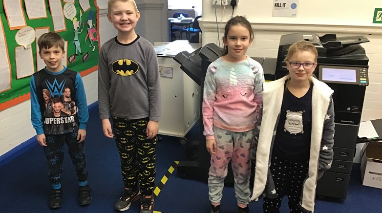Pupils chill for Children in Need.