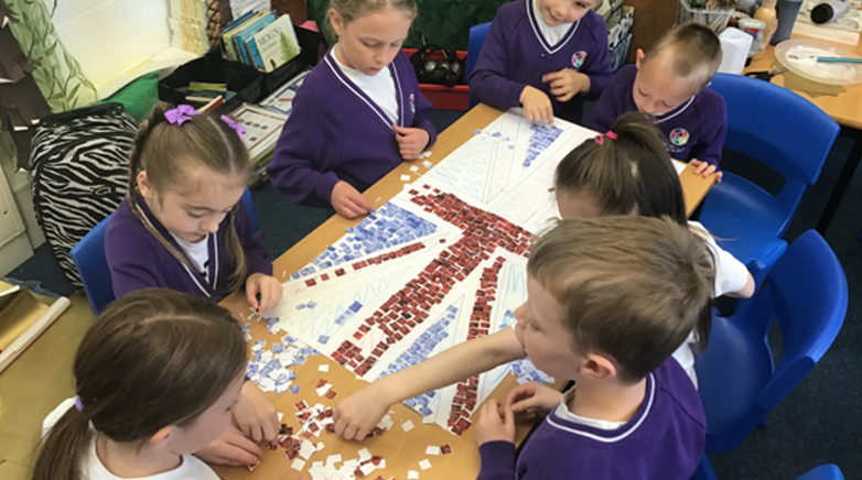 Jubilee flag making