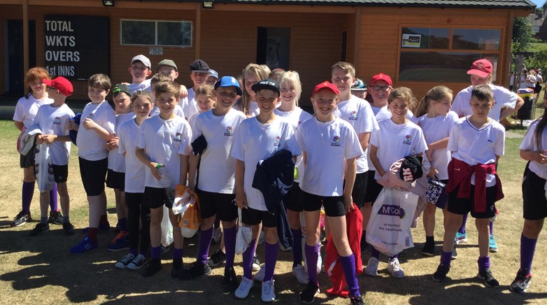 Sacriston Academy attend cricket festival