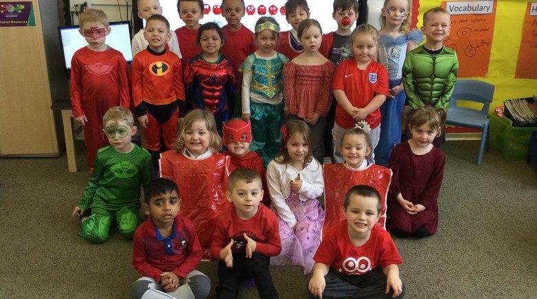 Sacriston Academy Red Nose Day 2021