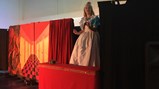 Panto visits Sacriston Academy