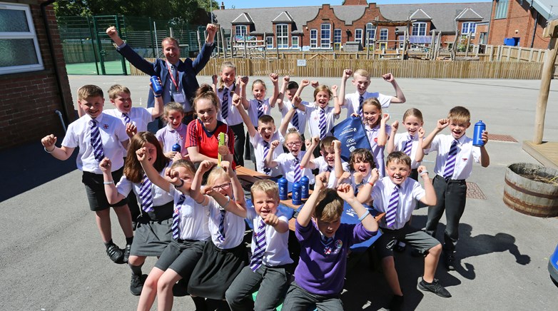 Olympian inspires pupils