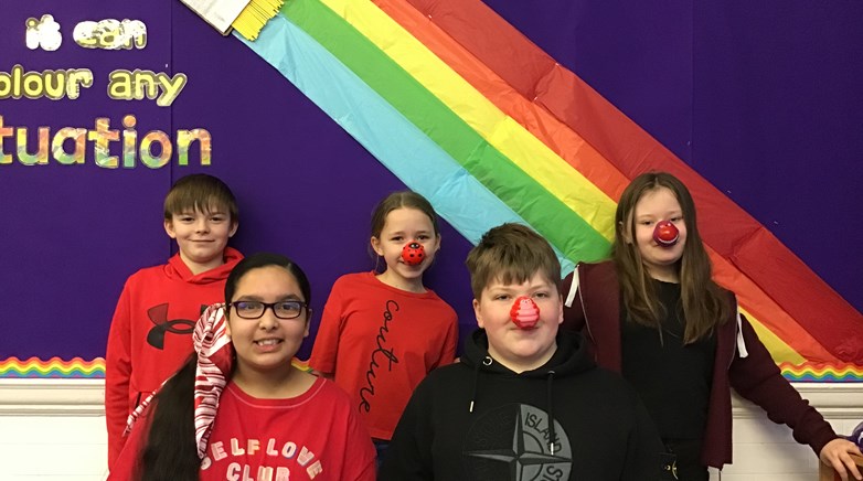 Sacriston Academy Red Nose Day 2021