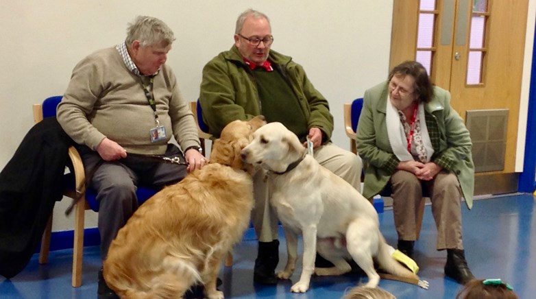 Guide dogs visit Sacriston