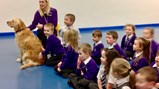 Guide dogs visit Sacriston