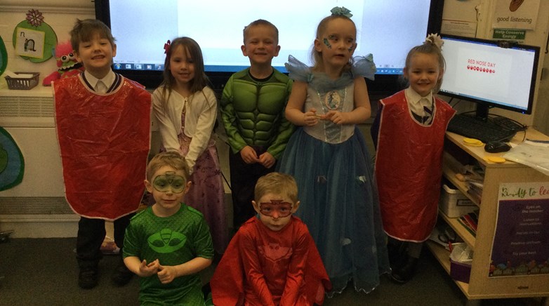 Sacriston Academy Red Nose Day 2021