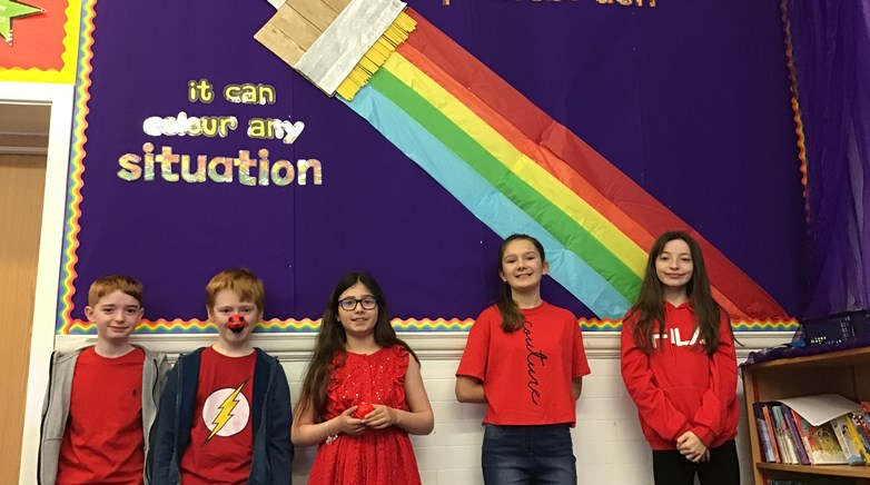 Sacriston Academy Red Nose Day 2021