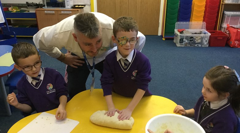 Nick the Chef visits Sacriston Academy