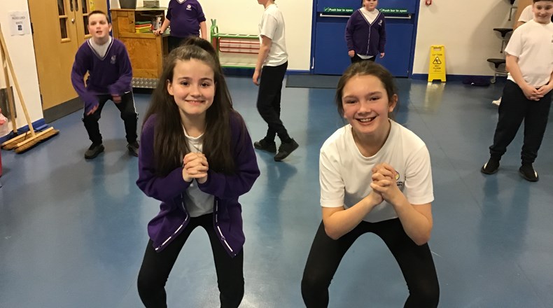 Pupils enjoy virtual PE session