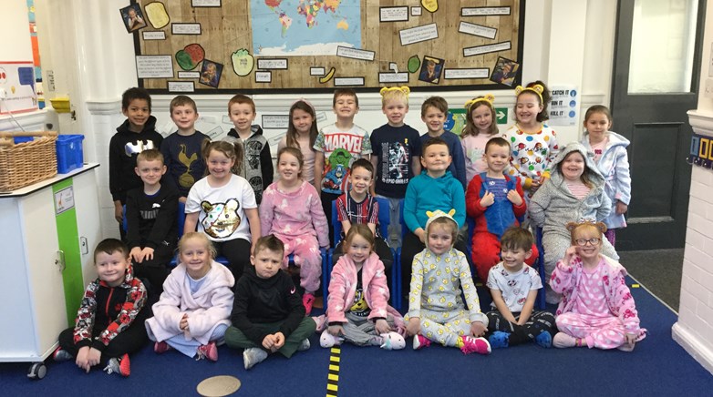 Pupils chill for Children in Need.