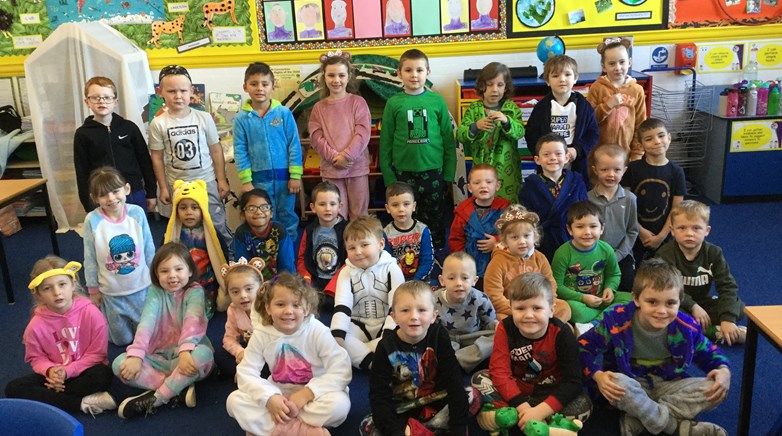 Pupils chill for Children in Need.